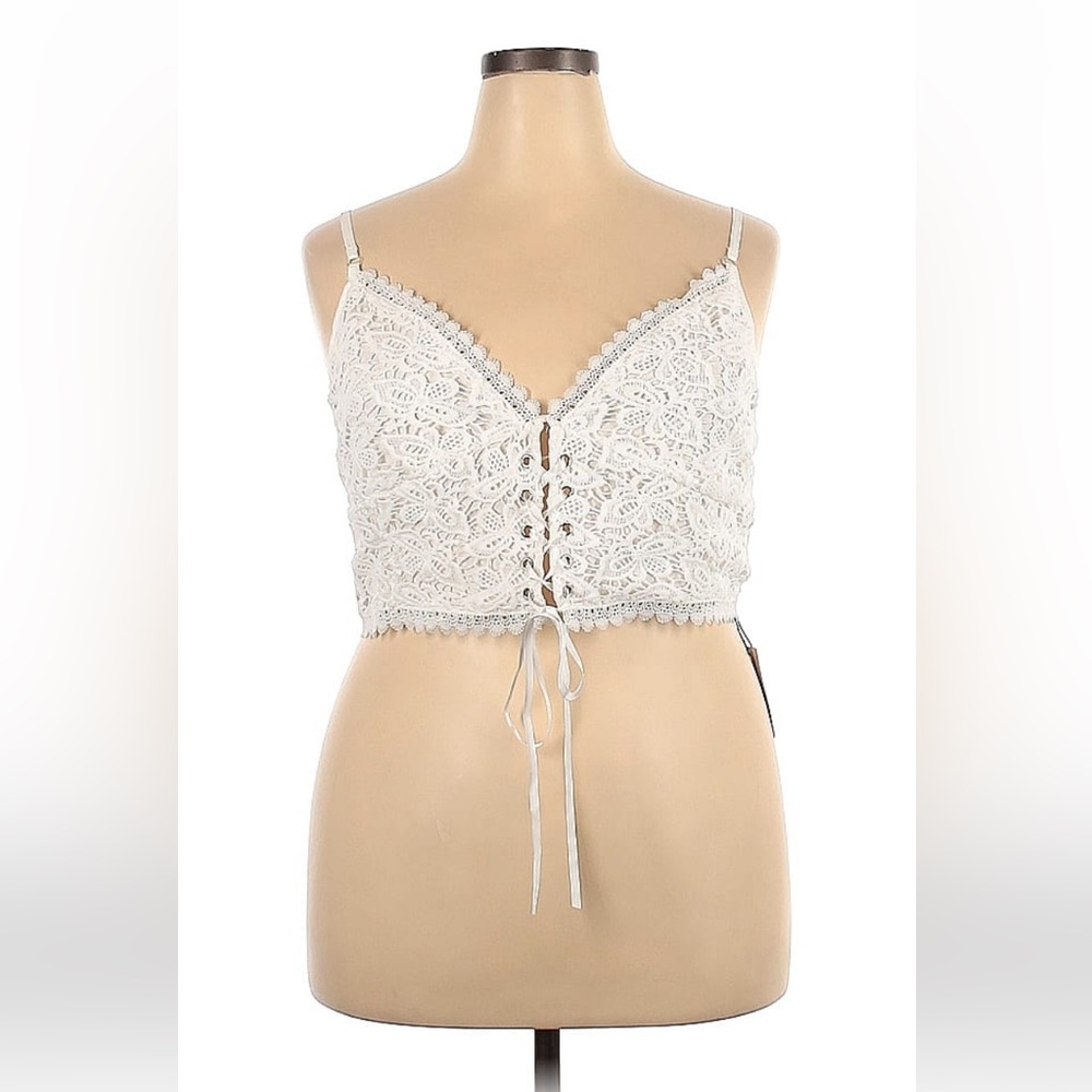 Cider - White mock-corset blouse